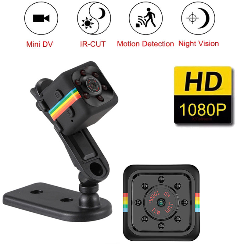 HD 1080P Mini SQ11 Camera Night Vision Camcorder Micro Camera Video Sport DV Video Ultra Small Cam Camera Home Security Camera
