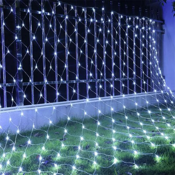 String Mesh Decor Famedeals.pk™ 1 Pc Wedding Led Net Mesh String Lights