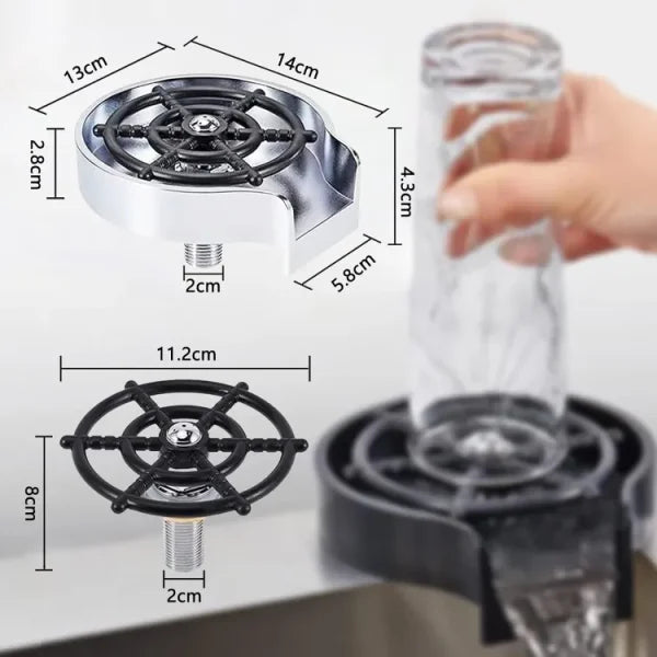 High Pressure Faucet Glass/Cup Rinser Automatic Washer Bar