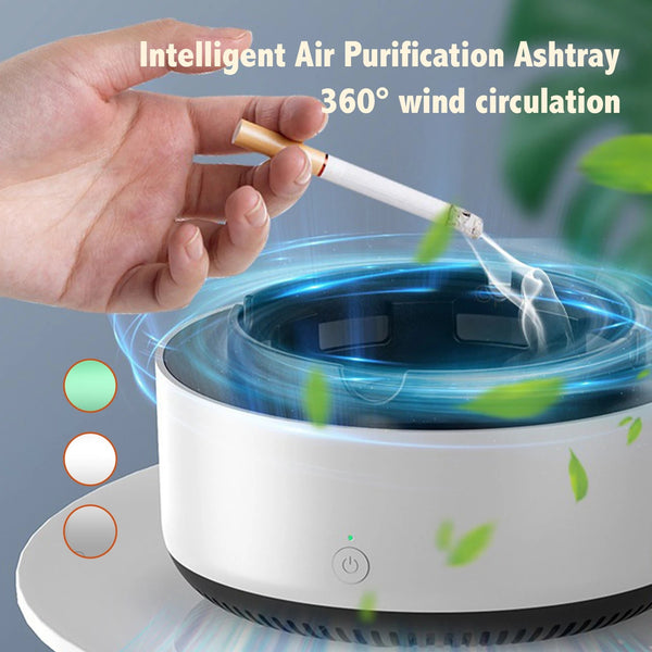 Famedeals.pk™ - 2-in-1 Air Purifier Quiet Ashtray